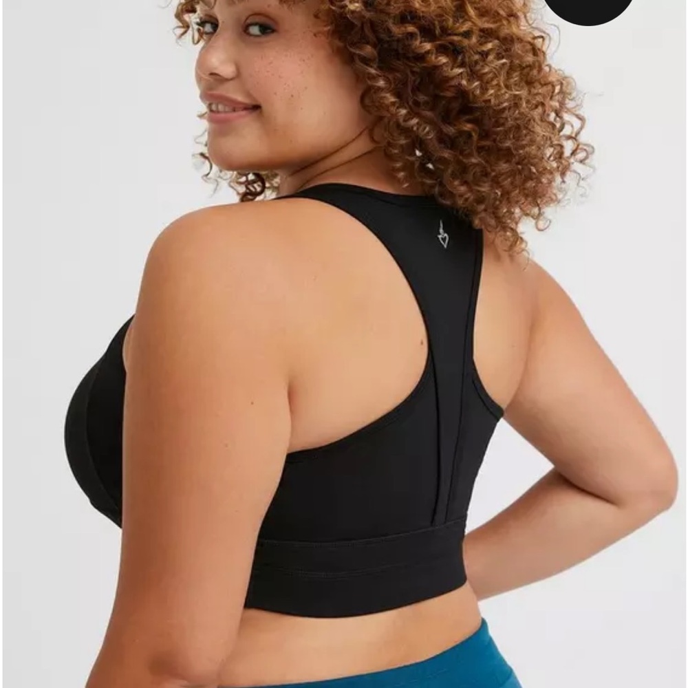 Torrid Active Low-Impact Sports Bra Black Size 0X plus size